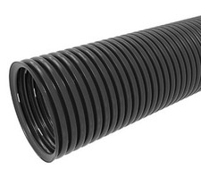 100mm Perforated Land Drainage Pipe Black…25m Coil