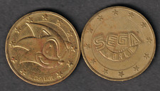 Australia Sydney Sega World Sonic The Hedgehog brass token 1990's