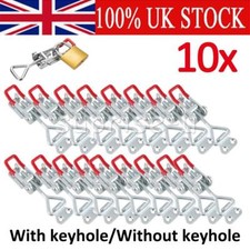 10X Adjustable Toggle Clamp Latch Smoker Latch Clamps Heavy Duty Toggle Latches