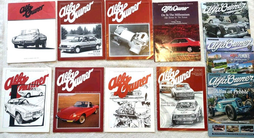 Alfa owner magazine issues - magazine,