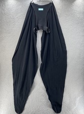 Moby Wrap Ring Sling Baby Carrier Fit Black 100% Cotton Hands Free Support