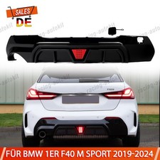 Diffuser Lug Black For BMW 1 Series F40 M Package M135i M1 Rear Bumper With LED