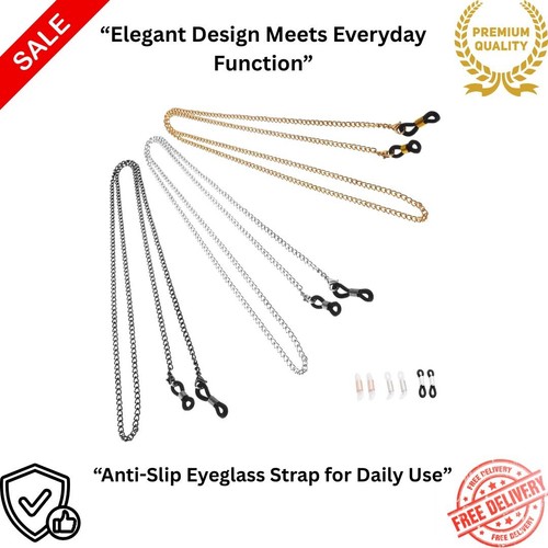 Metal glasses chains for women - metal,