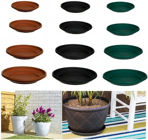 Garden plastic saucer base - plastic,