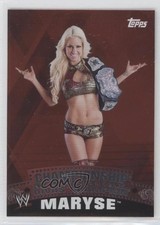 2010 Topps WWE Material Unified Championship Belt Puzzle Back Maryse