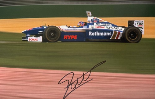 Jacques villeneuve hand signed - jacques,