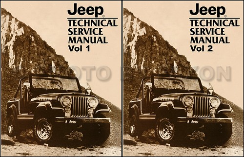 1982 jeep shop - manual, cj7