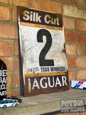 Silk Jaguar Le Mans Sign Man