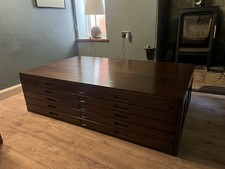 Antique Architect Plan Chest