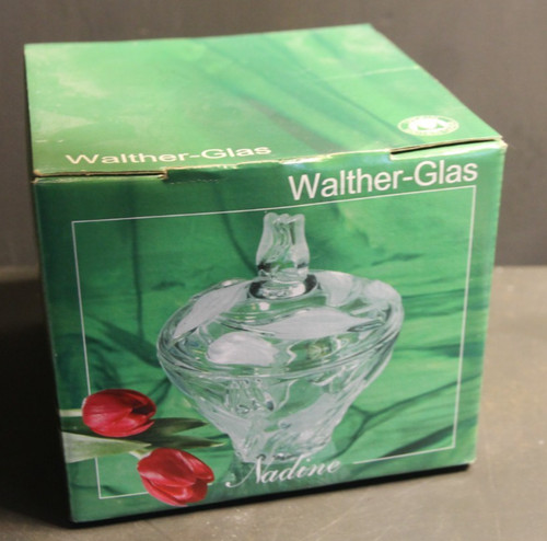 Walther glas lidded bowl - lidded,