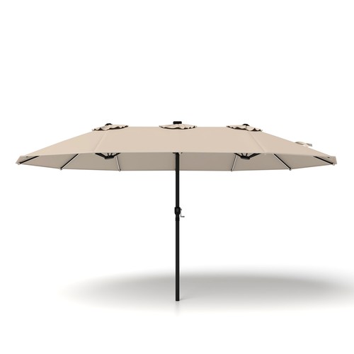 15ft double sided parasol - double-sided,