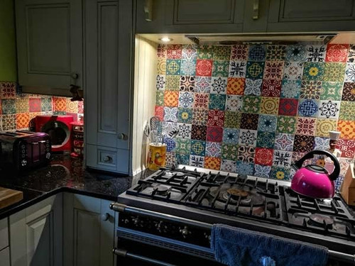 Tile stickers kitchen - tile,