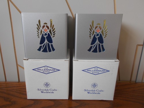 Christmas angels tealight - christmas,