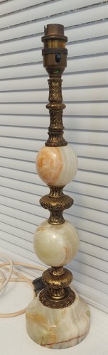 Vintage onyx table lamp - onyx,