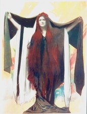 .RARE / STUNNING c1902 “PLAYERS OF THE DAY” MULTI PLATE COLOUR PHOTO LITHO. #8