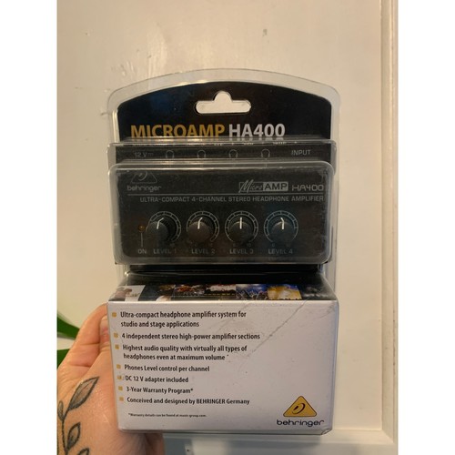 Behringer microamp ha400 - microamp,