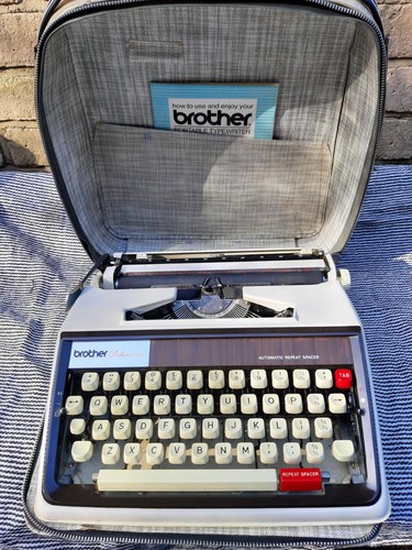 Vintage cased brother - vintage, deluxe