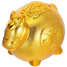  Sculpture Horse Decorative Statue Coin Bank for Home Ceramic Figurine