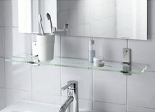 IKEA GRUNDTAL Glass Wall Shelf