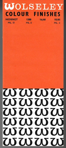 Wolseley colour trim - colour, &