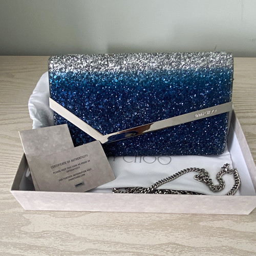 Jimmy choo blue silver - jimmy, glitter