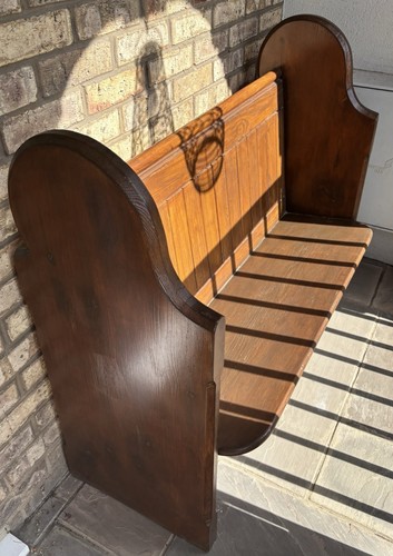 Vintage church pew 1852 1911 - church,