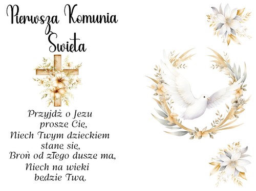 Pierwsza komunia swieta - swieta, holy