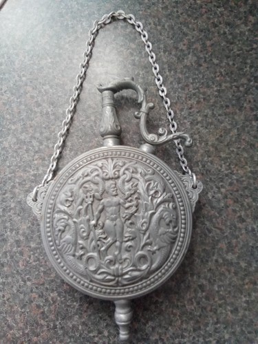Vintage powder flask - powder,