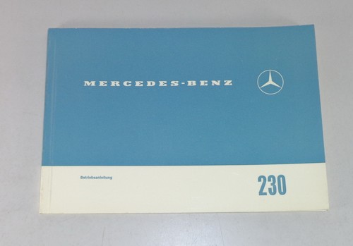 Owner manual mercedes - mercedes, w110