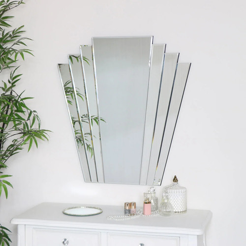 Large art deco fan frameless - large,