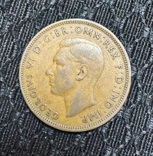 ½ Penny - George VI with