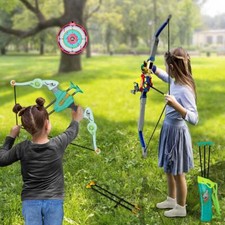 2Pc Bow & Arrow Archery Set
