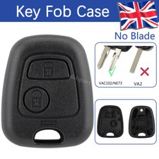 for Citroen C1 C2 C3 Peugeot 107 206 207 306 307 407 Remote Key Fob Case Shell