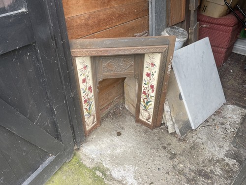 Fireplace surround antiques - fireplace,