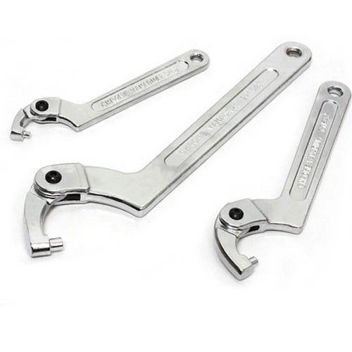 Sizes adjustable hook - sizes, wrench