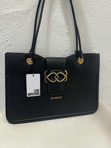 Love moschino black gold heart - gold,