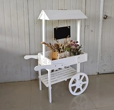 Wooden Plant Trolley Cart