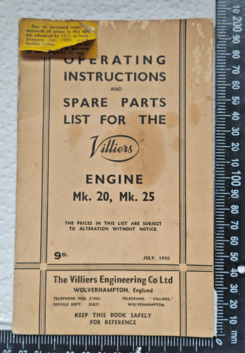 Villiers mk 25 - 20, &