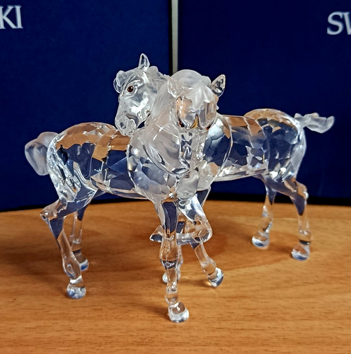 Swarovski crystal foals - crystal,