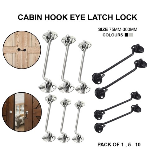 Cabin hook and eye - eye, latch