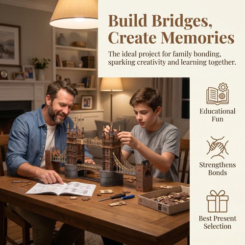 London bridge wooden puzzle - london,