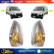 Door Wing Mirror Indicator Lens Right & Left Set For RENAULT Master 261603141R
