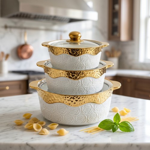 3pcs ceramic bowl - bowl, glass