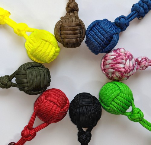 Monkey fist keychain - monkey,