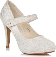 Women's Ivory Lace Embellished
