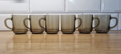 Vintage arcoroc france smoked - vintage,
