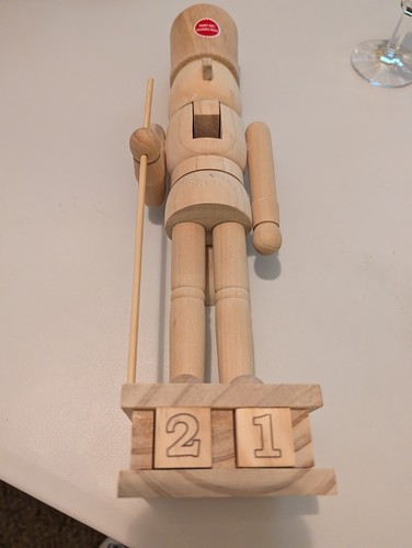 Wood nutcracker diy decor - wood,