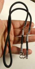 Thai BLACK cord necklace for hanging 3 Buddha Amulets - Pendants 26 inches long