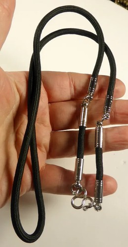 Thai black cord necklace - thai,