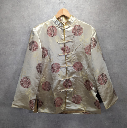 Satin brocade jacket - l, chinese